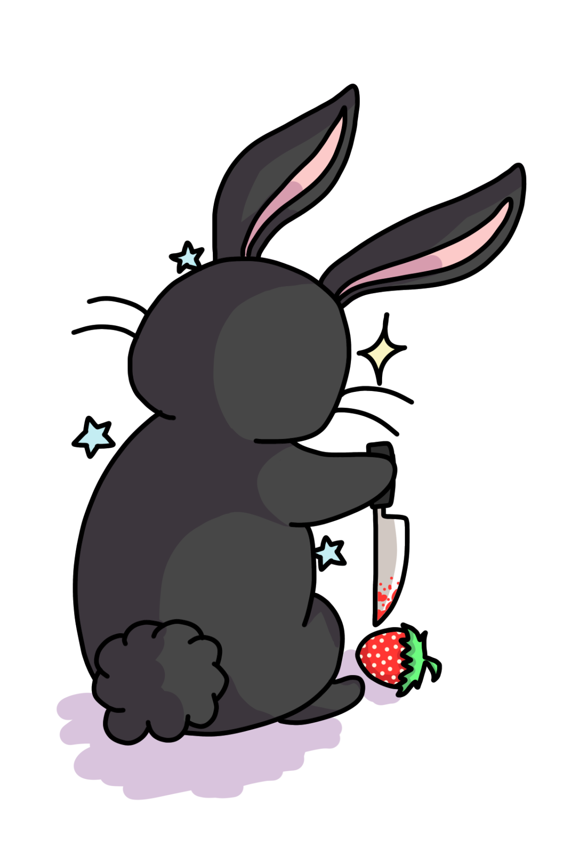 Stabby Bun Bun - Black